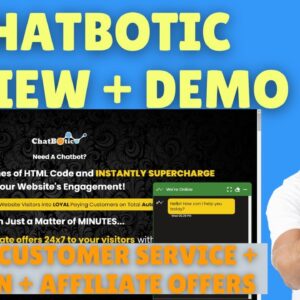 Chatbotic Review and Demo – 24/7 Assistant, Lead Gen and Affiliate Promos