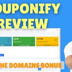 Couponify Review | Coupons Domains Bonus | Affiliate Coupon Websites Fast