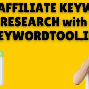 Free Affiliate Keyword Research with KeyWordTool.io | Demo