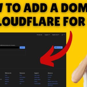 How to add a domain to Cloudflare for Free