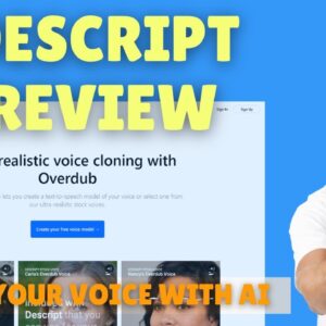 Descript Review | Create AI Voice using your Own Voice | Clone Your Voice 🤖